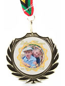 Foto Medaille mit Kinderfoto