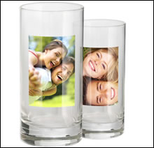 Foto Glas mit Pärchen Foto