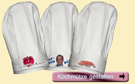 Kochmütze mit Foto