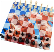 Schachspiel mit eigenen Fotos